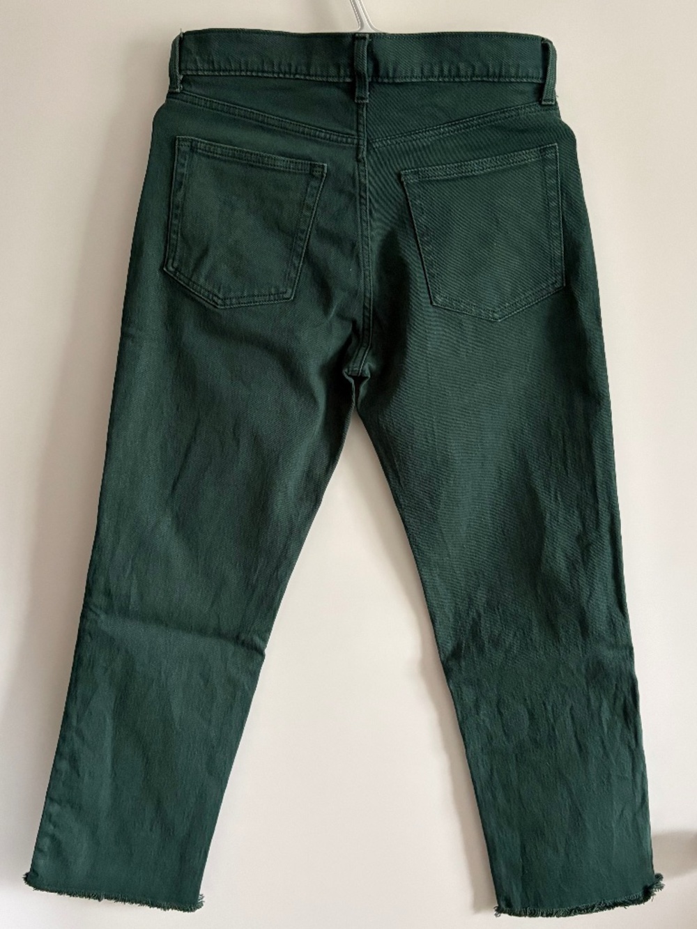 NWOT GAP Women’s High Rise Cheeky Straight Jeans in Hunter Green Size 28/6 Short - Picture 4 of 9